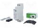 Twilight switch  IP20  230VAC  SPST-NO  DIN  -20÷50°C  Mat  plastic