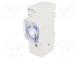 Programmable time switch  30m÷24h  SPDT  250VAC/16A  230VAC  DIN