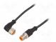 Connection lead  M12  PIN  4  2m  plug  250VAC  4A  -25÷80°C  IP67