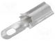 Socket for solder pin  soldering  for cable  silver plated