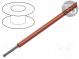 Wire  HookUp Wire PVC  stranded  Cu  22AWG  red  PVC  1kV  30.5m