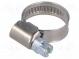 Cable tie  Ø  12÷20mm  W  9mm  Material  chrome steel AISI 430