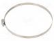 Cable tie  Ø  130÷150mm  W  9mm  Material  chrome steel AISI 430
