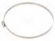 Cable tie  Ø  150÷170mm  W  9mm  Material  chrome steel AISI 430
