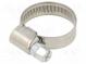 Cable tie  Ø  16÷25mm  W  9mm  Material  chrome steel AISI 430