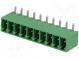 Pluggable terminal block  3.5mm  ways  10  angled 90°  socket