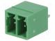 Pluggable terminal block  3.5mm  ways  2  straight  socket  male
