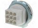 Socket  wire-board  male/female  Universal MATE-N-LOK  6.35mm