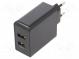 Connection lead  M12  PIN  4  straight  3m  plug  250VAC  4A  PUR
