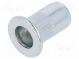 Rivet nuts  M4  steel  Ømount.hole  6mm  L  11mm  20pcs.