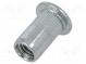 Rivet nuts  M5  steel  Ømount.hole  7mm  L  13mm  20pcs.