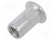 Rivet nuts  M5  aluminium  Ømount.hole  7mm  L  13mm  20pcs.