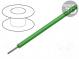 Wire  HookUp Wire PVC  stranded  Cu  24AWG  green  PVC  600V  30.5m