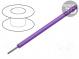 Wire  HookUp Wire PVC  stranded  Cu  22AWG  violet  PVC  600V  305m