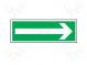 Safe condition sign  Mat  PS  W  100mm  H  300mm  PN-92/N-01256/02
