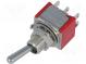 Switch  toggle  Positions 2  DPDT  ON-ON  2A/250VAC  5A/28VDC