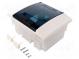 Enclosure  for modular components  IP41  Colour  grey