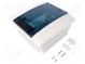 Enclosure  for modular components  IP41  Colour  grey