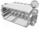 Connector  HDC  male  HA  PIN  10  10+PE  size 2  w/o contacts  16A