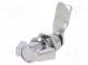 Lock  without cylinder  zinc and aluminium alloy  33mm  chromium