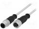 Cable  for sensors/automation  PIN  3  M12-M12  7.5m  plug  plug