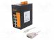 Switch Ethernet  managed  Number of ports  10  18÷60VDC  DIN  IP20