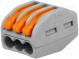 Installation quick splice  222  spring clamp  0.08÷2.5mm2  400V
