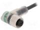 Connection lead  M12  PIN  4  angled  10m  plug  24VAC  4A  -25÷80°C