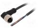 Connection lead  M12  PIN  4  angled  10m  plug  250VAC  4A  -25÷80°C