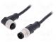 Connection lead  M12  PIN  4  5m  plug  250VAC  4A  -25÷80°C  PVC