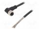Connection lead  M12  PIN  5  angled  5m  plug  60VAC  4A  -25÷80°C