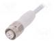 Connection lead  M12  PIN  4  straight  5m  plug  250VAC  4A  250VDC