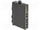 Switch Ethernet  unmanaged  Number of ports  6  9÷60VDC  DIN  RJ45