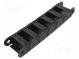 Cable chain  2450  Bend.rad  125mm  L  1012mm  Int.height  25mm