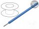 Wire  ThermoThin  stranded  Cu  26AWG  blue  PFA  600V  30.5m