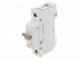 Circuit breaker  230/400VAC  Inom  10A  Poles  1  DIN  Charact  C