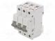 Circuit breaker  230/400VAC  Inom  50A  Poles  3  DIN  Charact  B