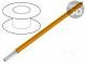 Wire  HookUp Wire Teflon  stranded  Cu  32AWG  orange  PTFE  250V