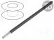 Wire  HookUp Wire Teflon  stranded  Cu  26AWG  dark grey  PTFE
