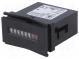 Counter  electromechanical  working time  mechanical indicator