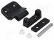 Hinge  Width  48mm  zinc and aluminium alloy  black  H  45mm