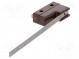 Microswitch SNAP ACTION  with lever  SPDT  4A/250VAC  OFF-(ON)