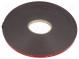 Tape  fixing  W  9mm  L  33m  Thk  1.1mm  acrylic  black  max.150°C