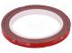 Tape  fixing  W  9mm  L  5m  Thk  0.6mm  acrylic  grey  max.230°C