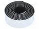 Tape  velcro  W  25mm  L  1m  Thk  5.8mm  rubber  black  -30÷50°C