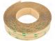 Tape  velcro  W  25mm  L  5m  Thk  2.31mm  acrylic  transparent