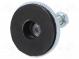 Foot of pin  rigid  Base dia  55mm  M10  steel  Plunger mat  steel