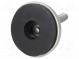 Foot of pin  rigid  Base dia  55mm  M10  stainless steel