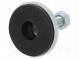 Foot of pin  rigid  Base dia  55mm  M12  steel  Plunger mat  steel