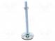 Foot of pin  rigid  Base dia  55mm  M12  steel  Plunger mat  steel